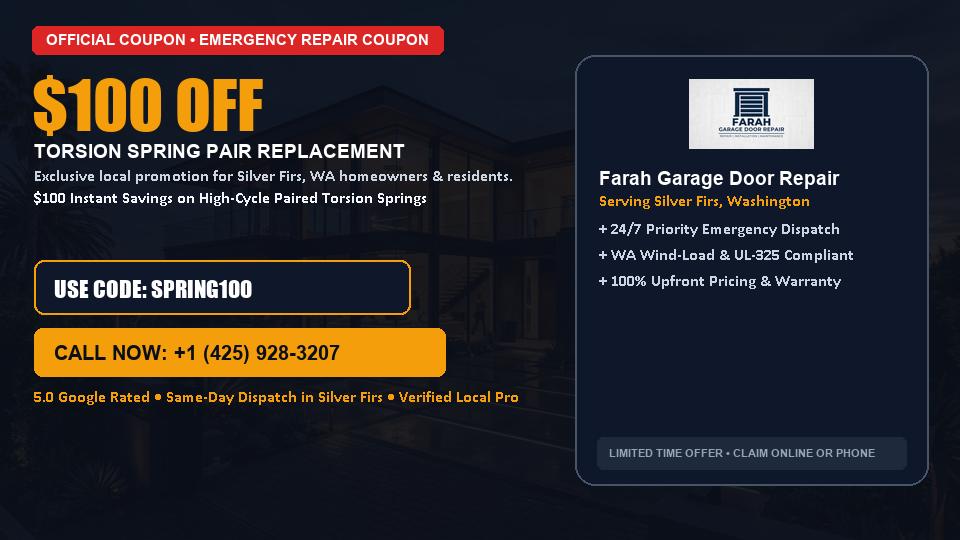 Farah Garage Door Repair $100 OFF Dual Torsion Spring Replacement